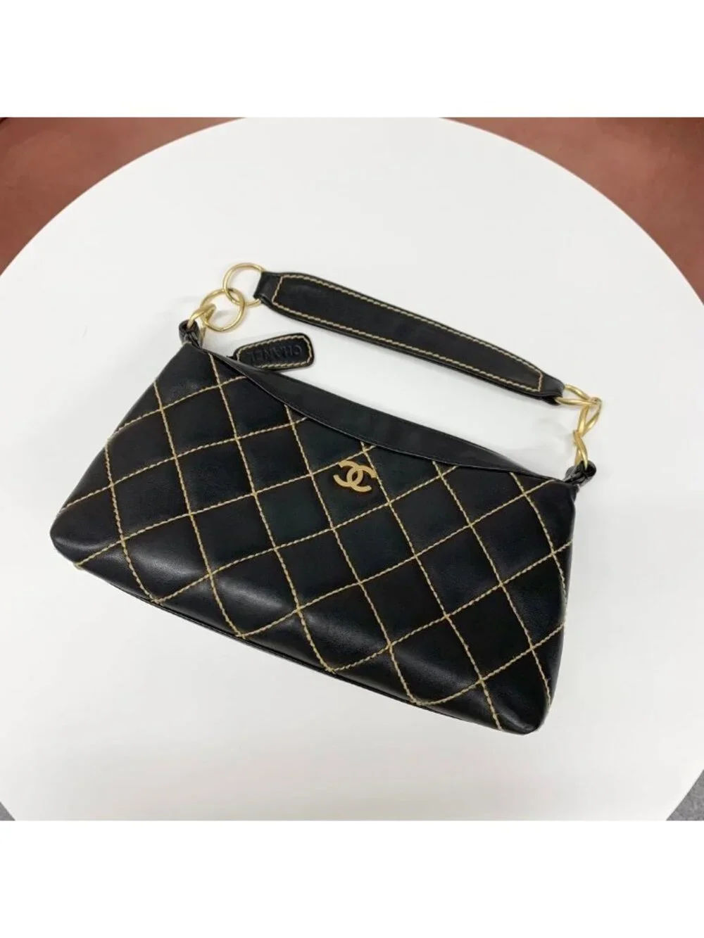 Chanel Wild Stitch CC Logo Shoulder Bag
